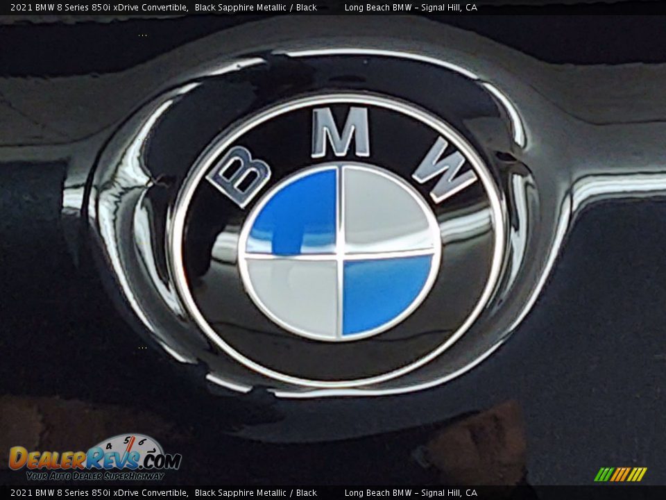 2021 BMW 8 Series 850i xDrive Convertible Black Sapphire Metallic / Black Photo #7