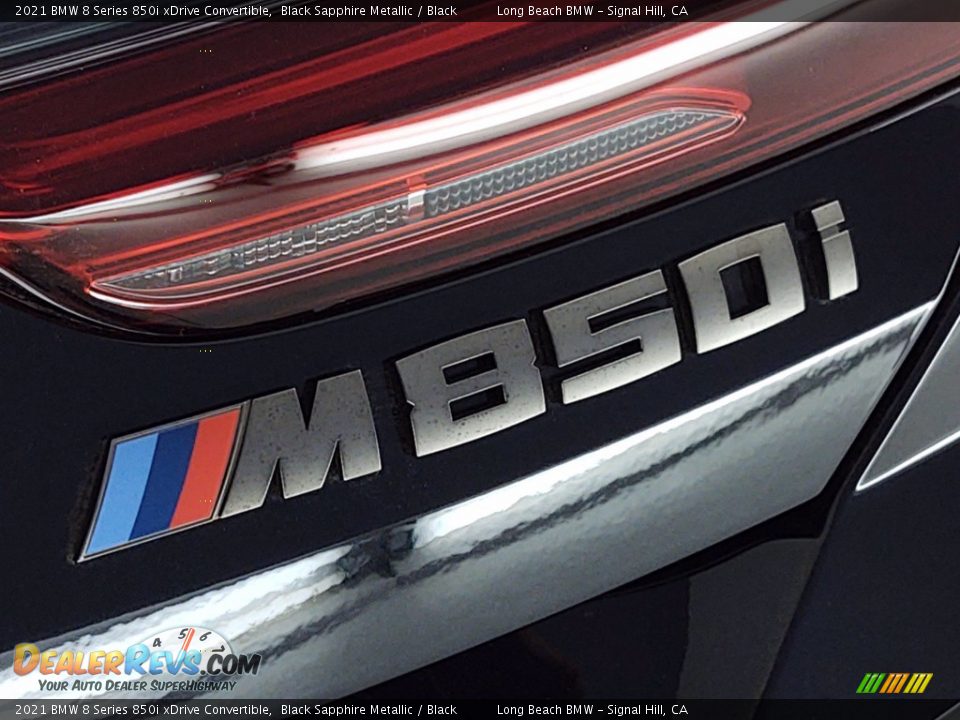 2021 BMW 8 Series 850i xDrive Convertible Black Sapphire Metallic / Black Photo #8