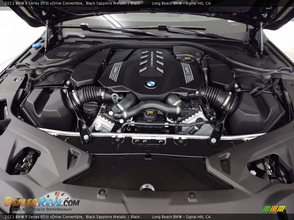 2021 BMW 8 Series 850i xDrive Convertible 4.4 Liter M TwinPower Turbocharged DOHC 32-Valve VVT V8 Engine Photo #9