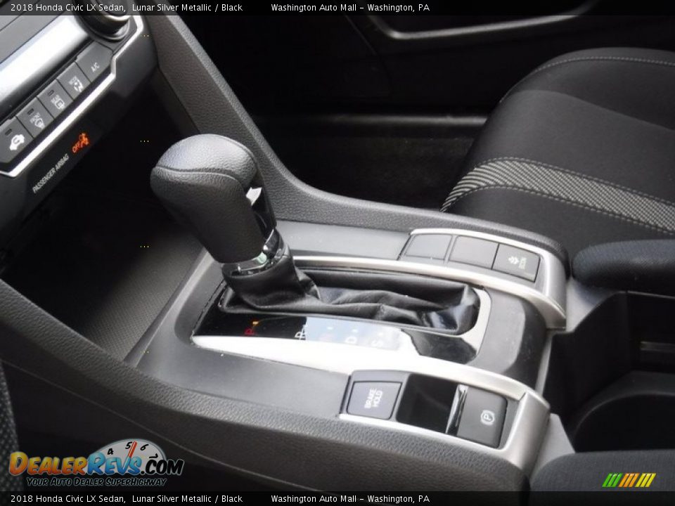 2018 Honda Civic LX Sedan Lunar Silver Metallic / Black Photo #15