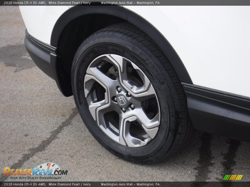 2018 Honda CR-V EX AWD White Diamond Pearl / Ivory Photo #3