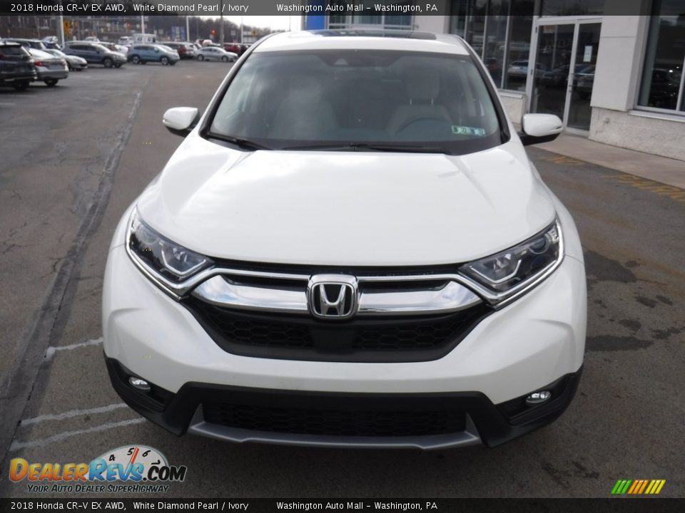 2018 Honda CR-V EX AWD White Diamond Pearl / Ivory Photo #5