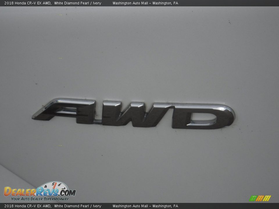 2018 Honda CR-V EX AWD White Diamond Pearl / Ivory Photo #11