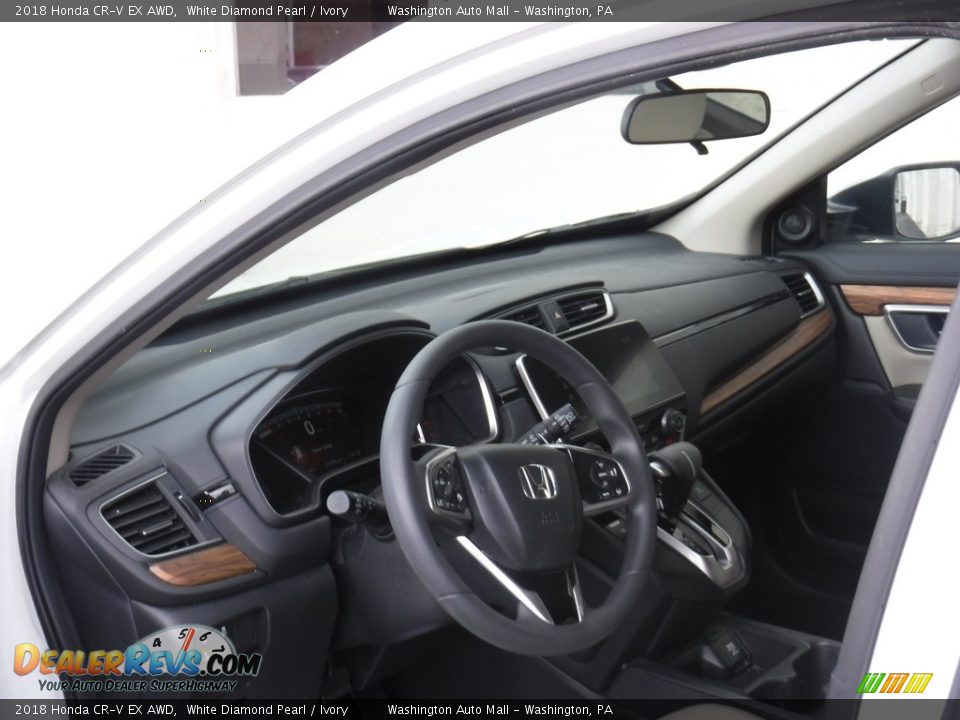 2018 Honda CR-V EX AWD White Diamond Pearl / Ivory Photo #13