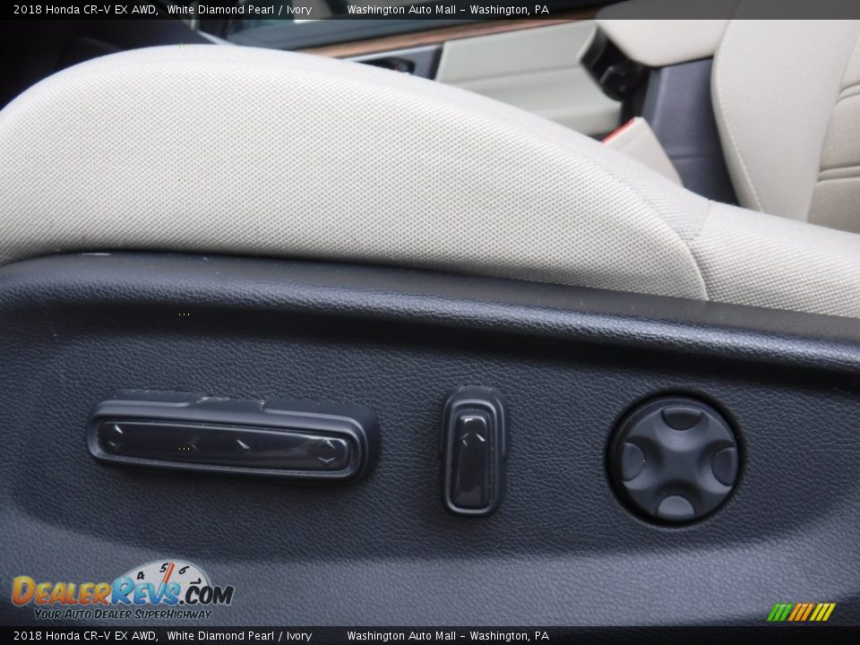 2018 Honda CR-V EX AWD White Diamond Pearl / Ivory Photo #15