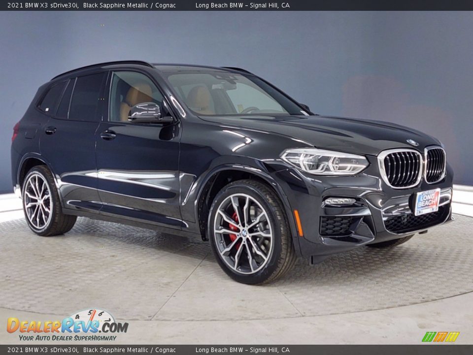 Front 3/4 View of 2021 BMW X3 sDrive30i Photo #27