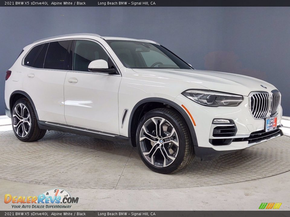 2021 BMW X5 sDrive40i Alpine White / Black Photo #1