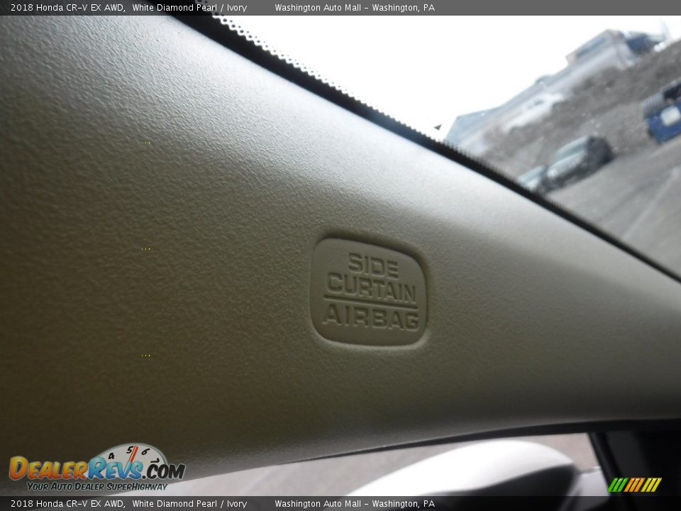2018 Honda CR-V EX AWD White Diamond Pearl / Ivory Photo #22