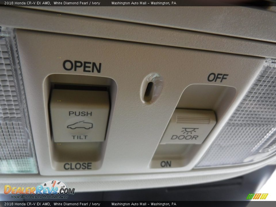 2018 Honda CR-V EX AWD White Diamond Pearl / Ivory Photo #23