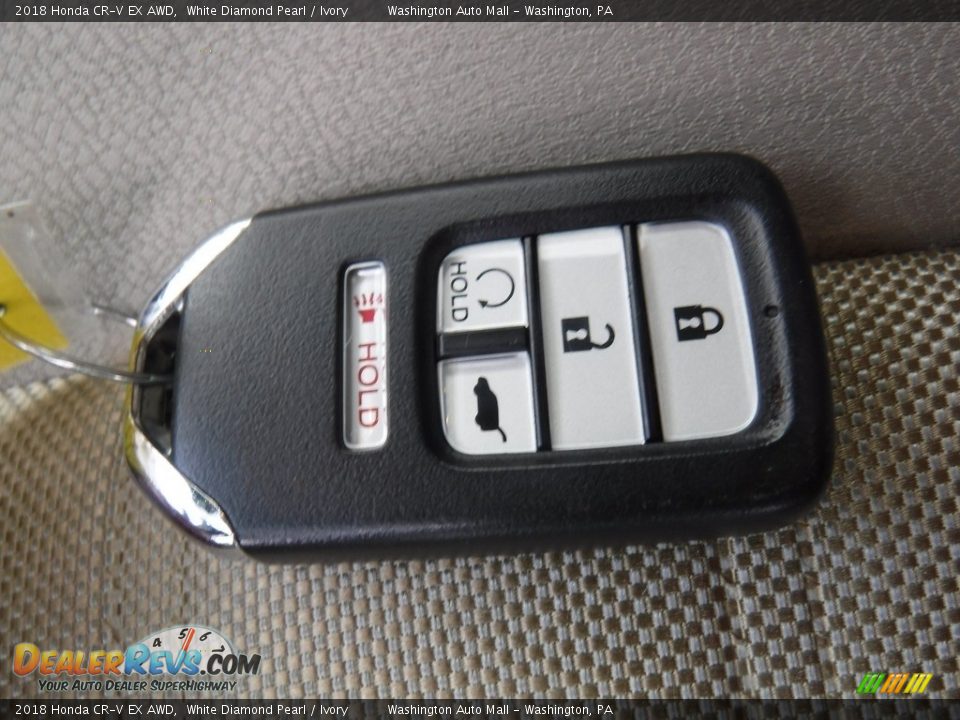 2018 Honda CR-V EX AWD White Diamond Pearl / Ivory Photo #25
