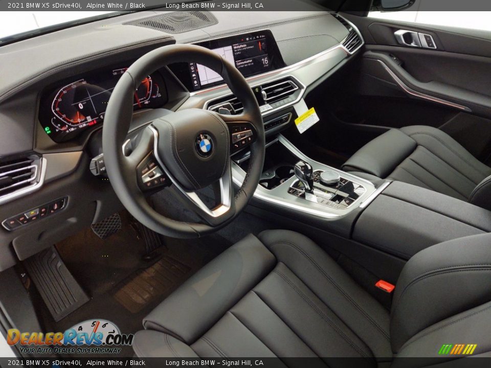 2021 BMW X5 sDrive40i Alpine White / Black Photo #12