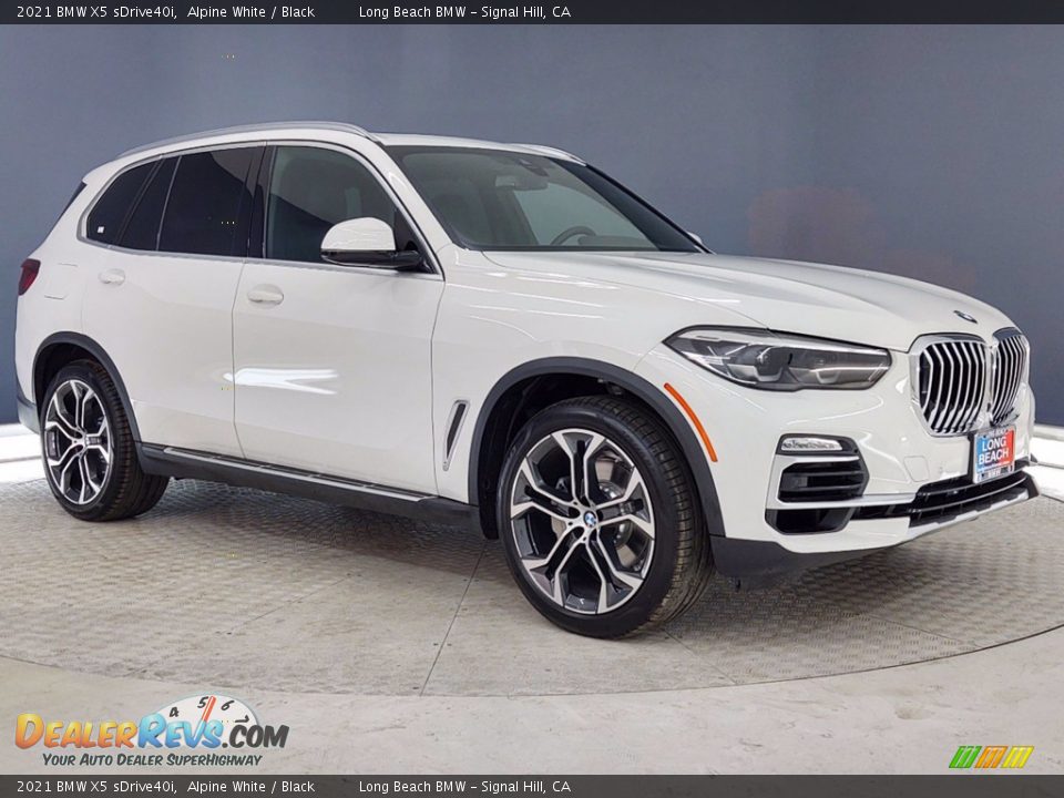 2021 BMW X5 sDrive40i Alpine White / Black Photo #27