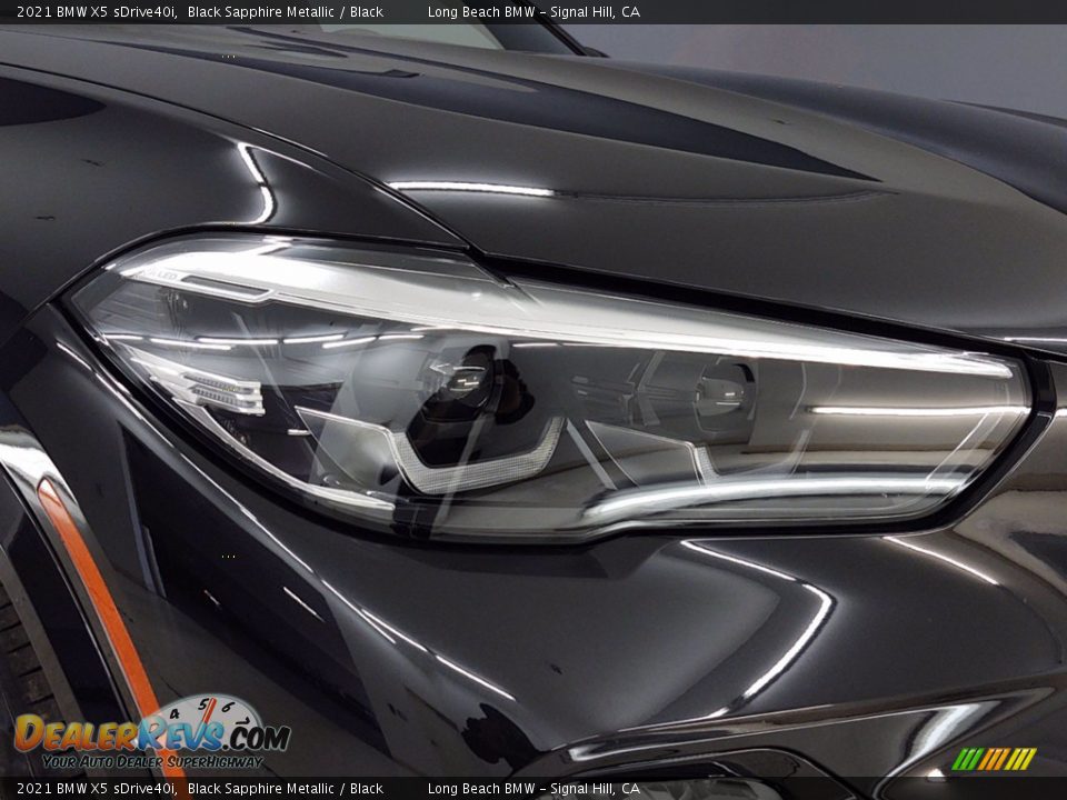 2021 BMW X5 sDrive40i Black Sapphire Metallic / Black Photo #4