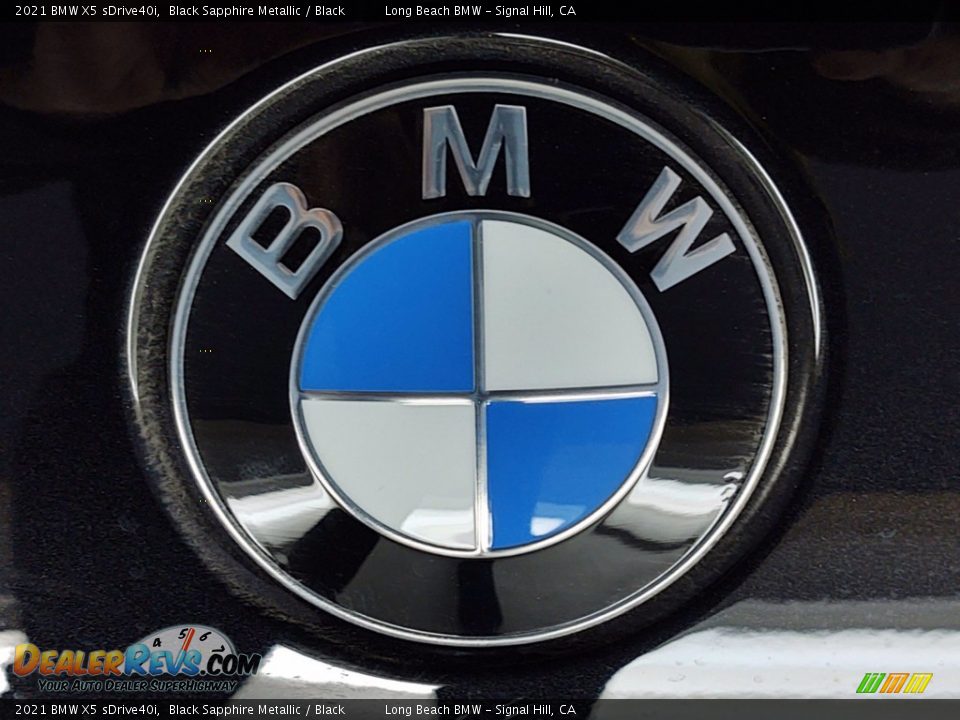 2021 BMW X5 sDrive40i Black Sapphire Metallic / Black Photo #7