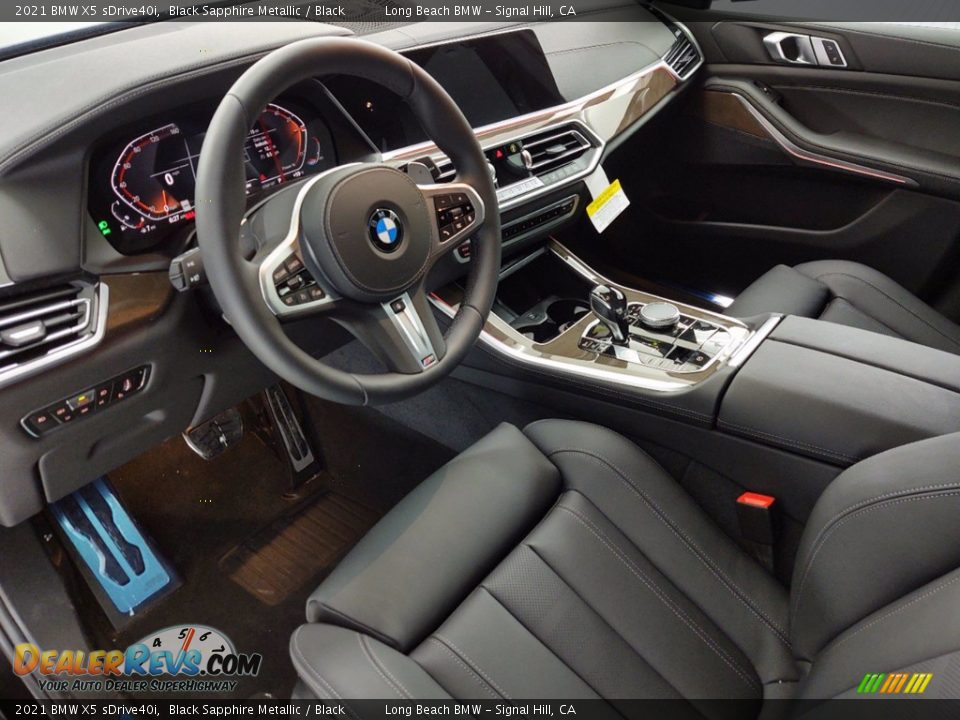 2021 BMW X5 sDrive40i Black Sapphire Metallic / Black Photo #12