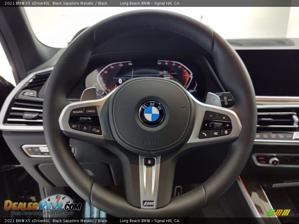 2021 BMW X5 sDrive40i Black Sapphire Metallic / Black Photo #14