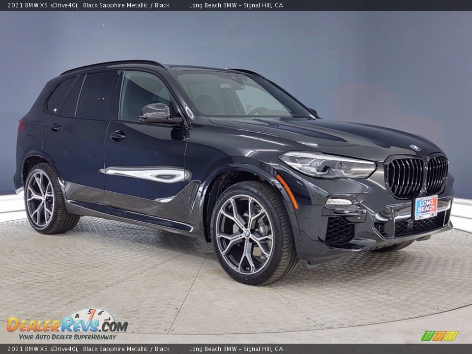 2021 BMW X5 sDrive40i Black Sapphire Metallic / Black Photo #27