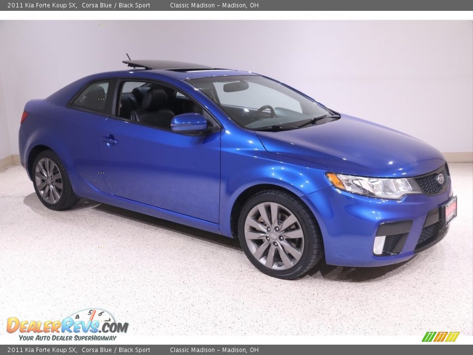2011 Kia Forte Koup SX Corsa Blue / Black Sport Photo #1