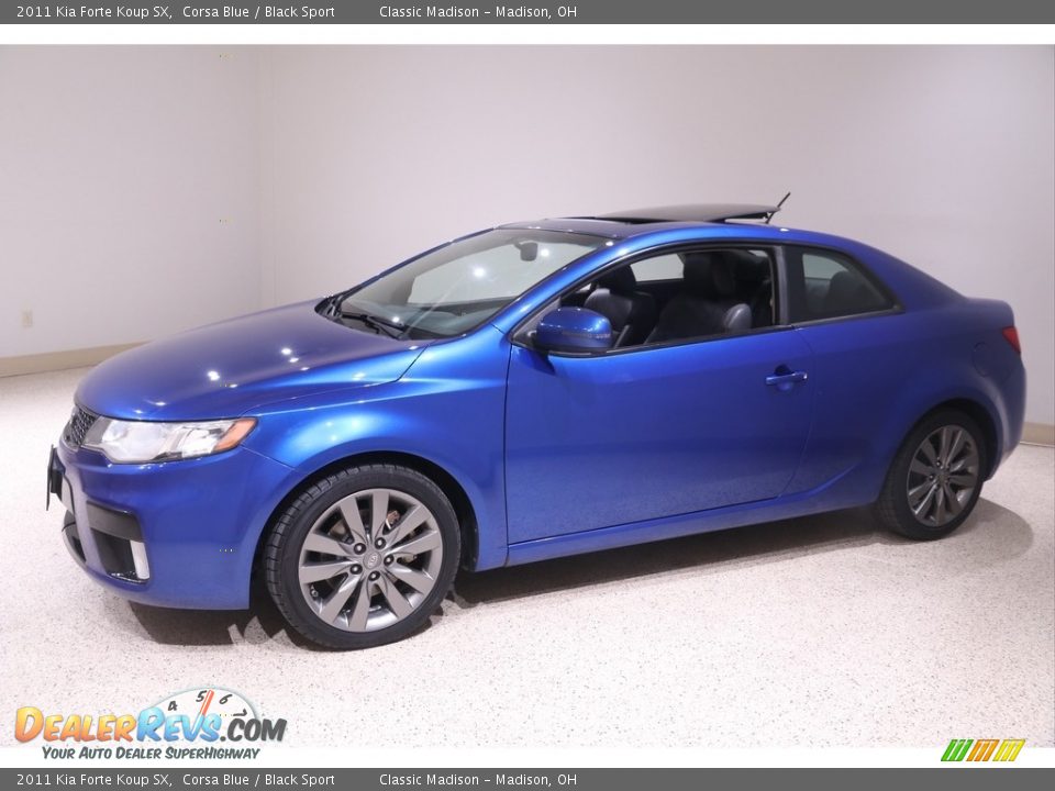 2011 Kia Forte Koup SX Corsa Blue / Black Sport Photo #3