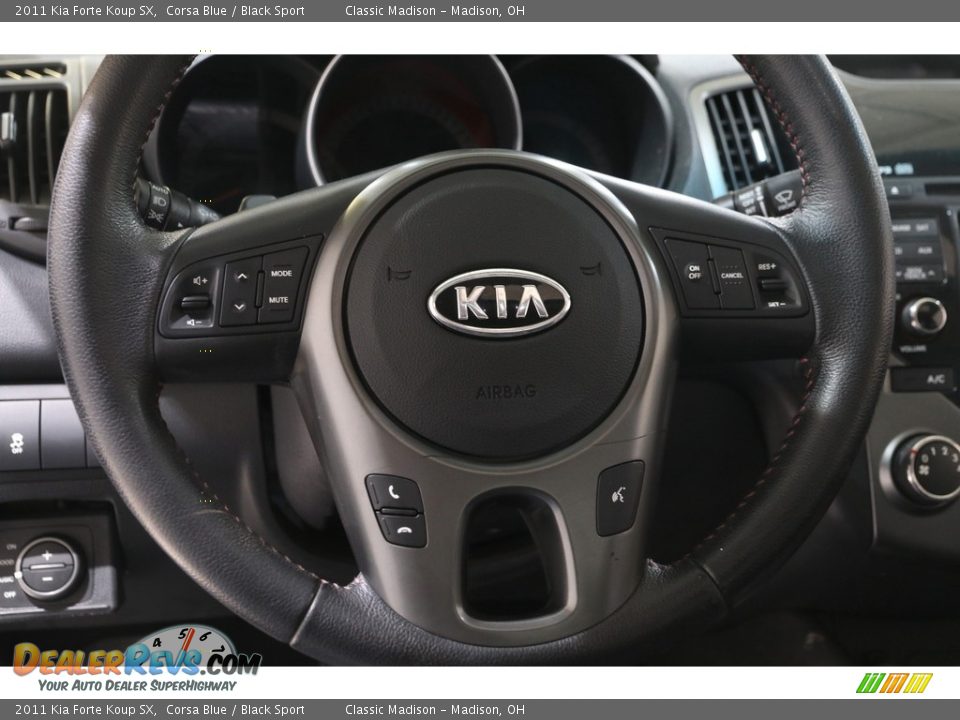 2011 Kia Forte Koup SX Corsa Blue / Black Sport Photo #8