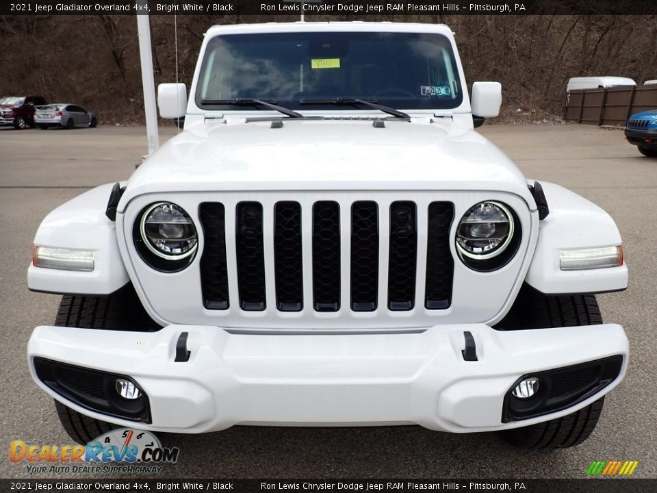 2021 Jeep Gladiator Overland 4x4 Bright White / Black Photo #8