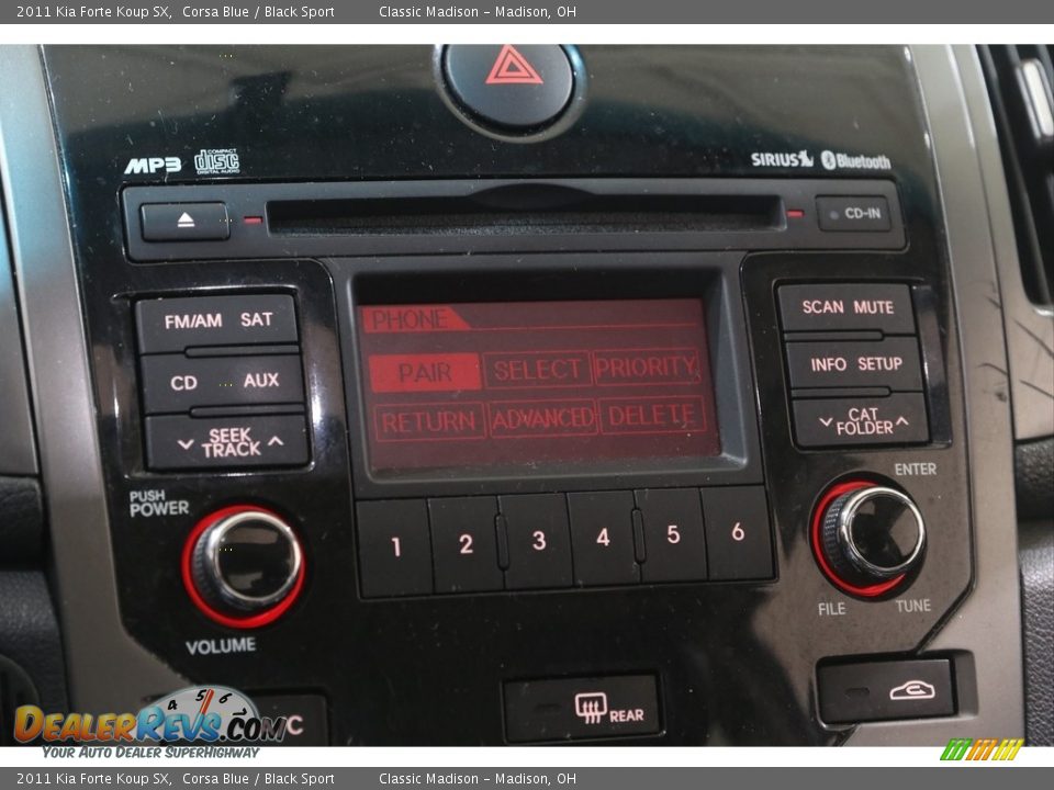2011 Kia Forte Koup SX Corsa Blue / Black Sport Photo #11