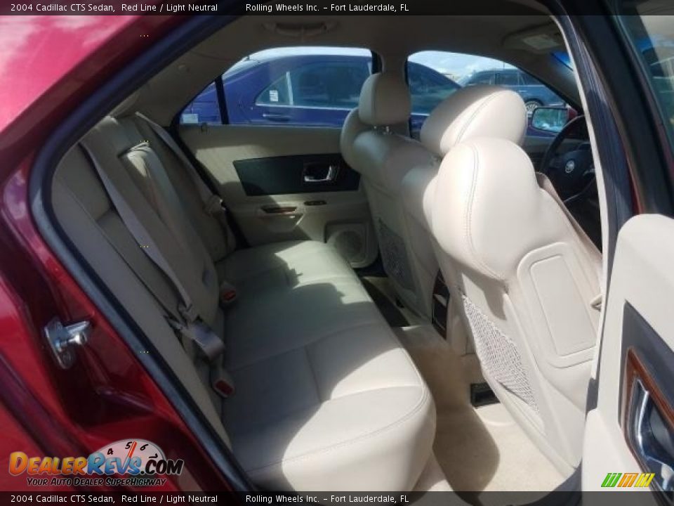 2004 Cadillac CTS Sedan Red Line / Light Neutral Photo #6