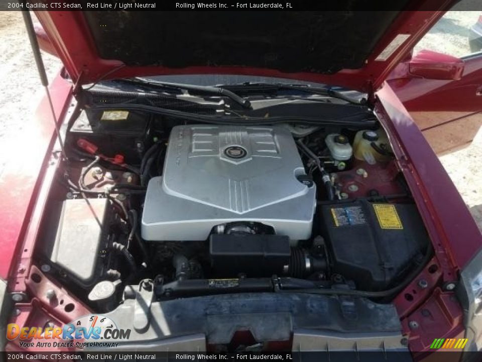 2004 Cadillac CTS Sedan Red Line / Light Neutral Photo #7
