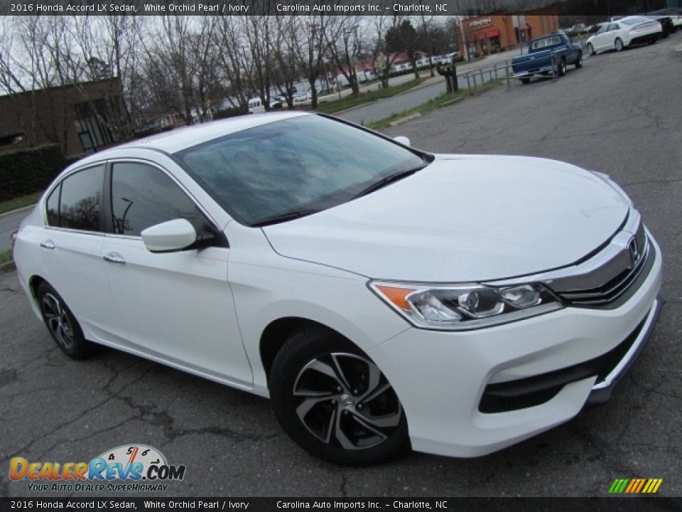 2016 Honda Accord LX Sedan White Orchid Pearl / Ivory Photo #3