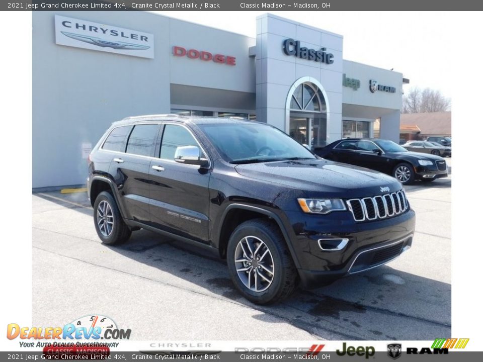 2021 Jeep Grand Cherokee Limited 4x4 Granite Crystal Metallic / Black Photo #1