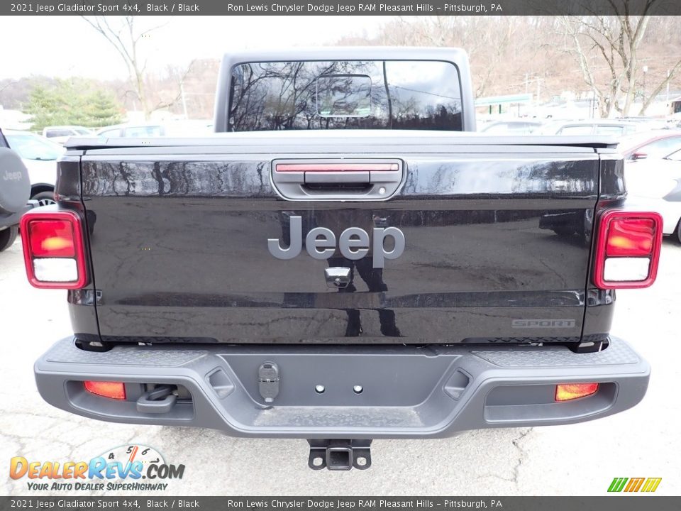 2021 Jeep Gladiator Sport 4x4 Black / Black Photo #4