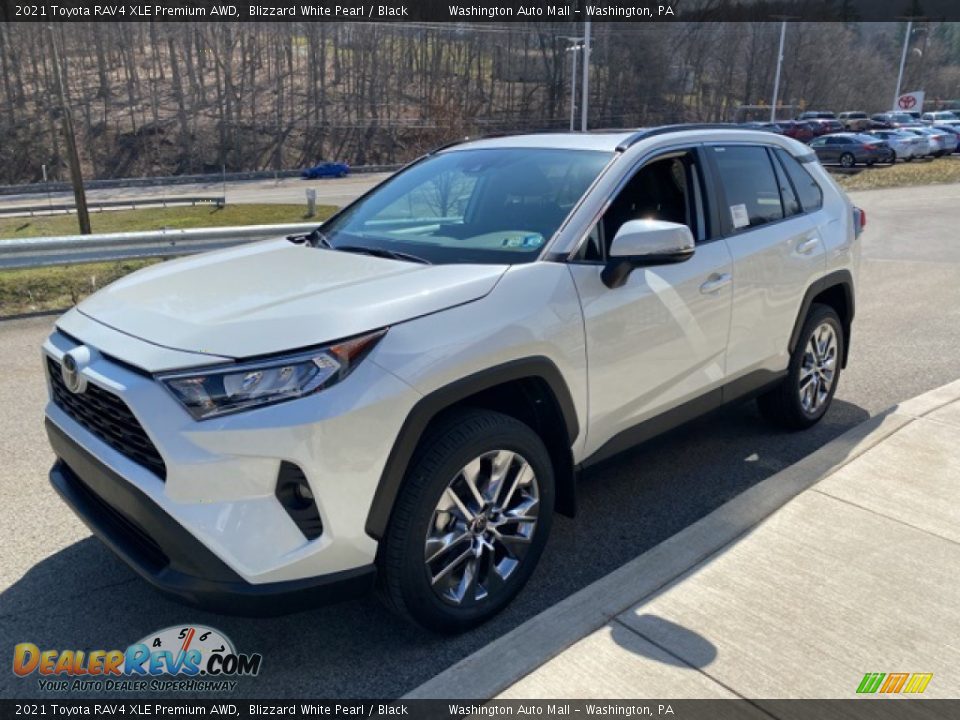 2021 Toyota RAV4 XLE Premium AWD Blizzard White Pearl / Black Photo #13