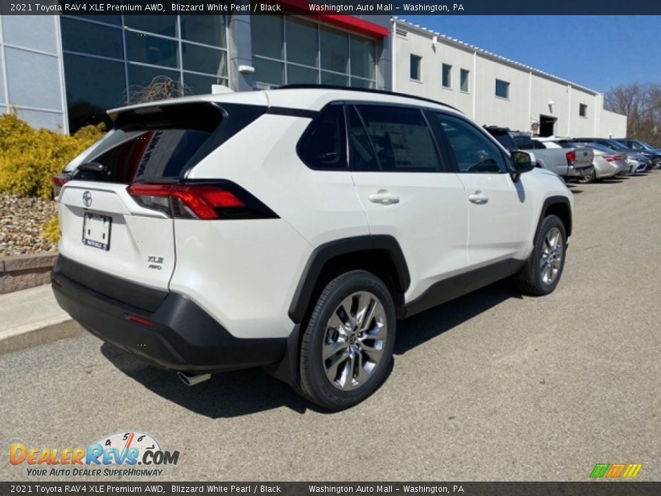 2021 Toyota RAV4 XLE Premium AWD Blizzard White Pearl / Black Photo #14