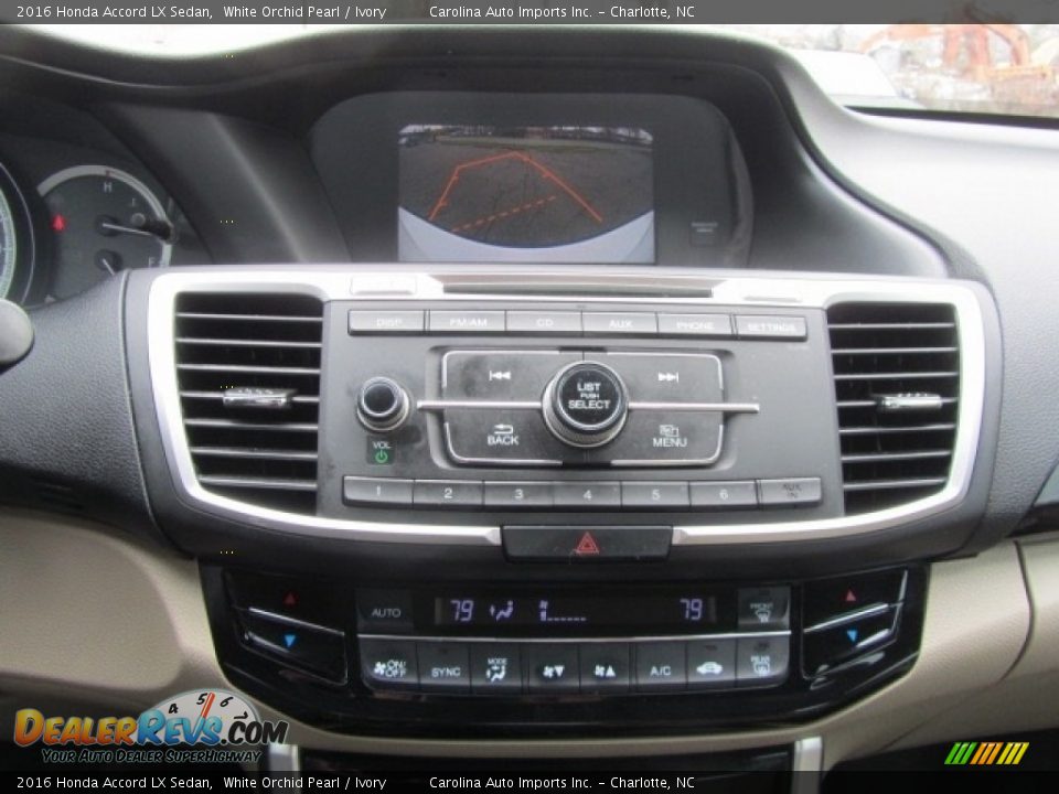 2016 Honda Accord LX Sedan White Orchid Pearl / Ivory Photo #14