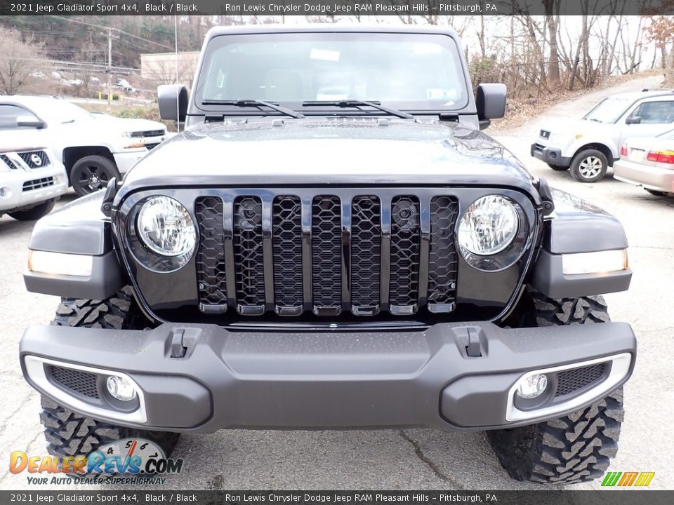 2021 Jeep Gladiator Sport 4x4 Black / Black Photo #9