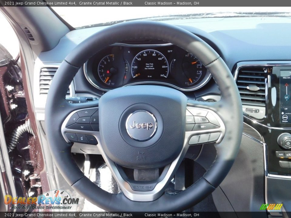 2021 Jeep Grand Cherokee Limited 4x4 Granite Crystal Metallic / Black Photo #8