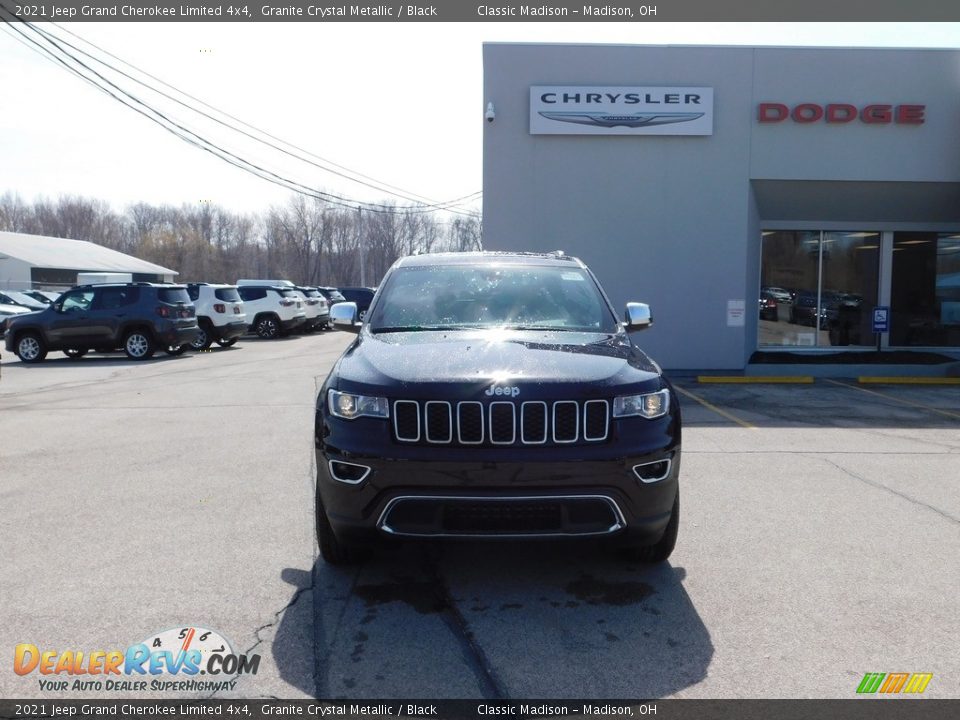 2021 Jeep Grand Cherokee Limited 4x4 Granite Crystal Metallic / Black Photo #9