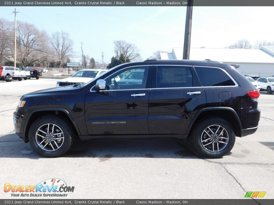 2021 Jeep Grand Cherokee Limited 4x4 Granite Crystal Metallic / Black Photo #10