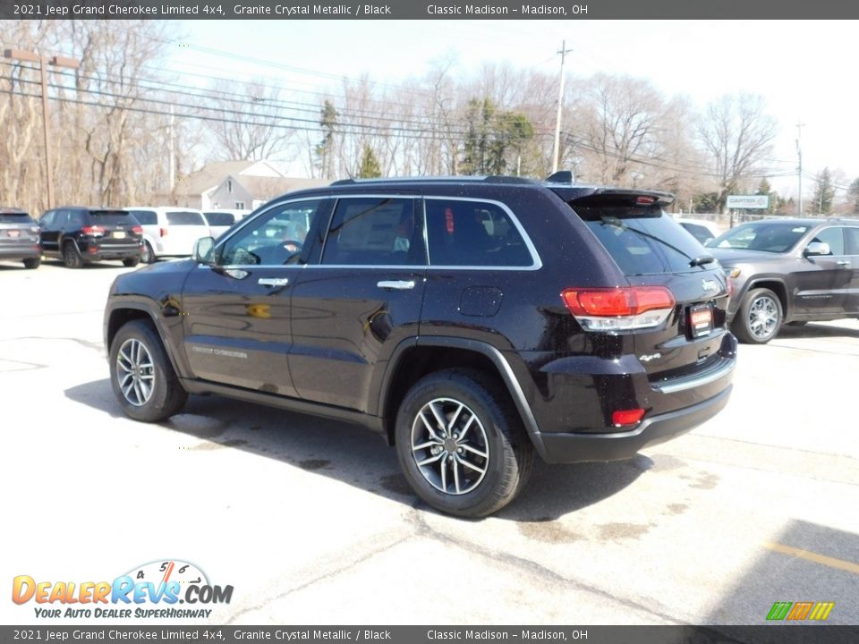 2021 Jeep Grand Cherokee Limited 4x4 Granite Crystal Metallic / Black Photo #11