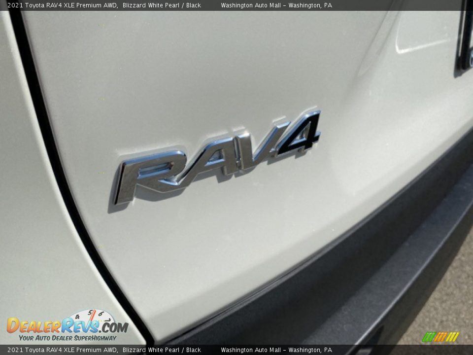 2021 Toyota RAV4 XLE Premium AWD Blizzard White Pearl / Black Photo #24