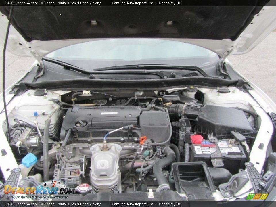 2016 Honda Accord LX Sedan White Orchid Pearl / Ivory Photo #25