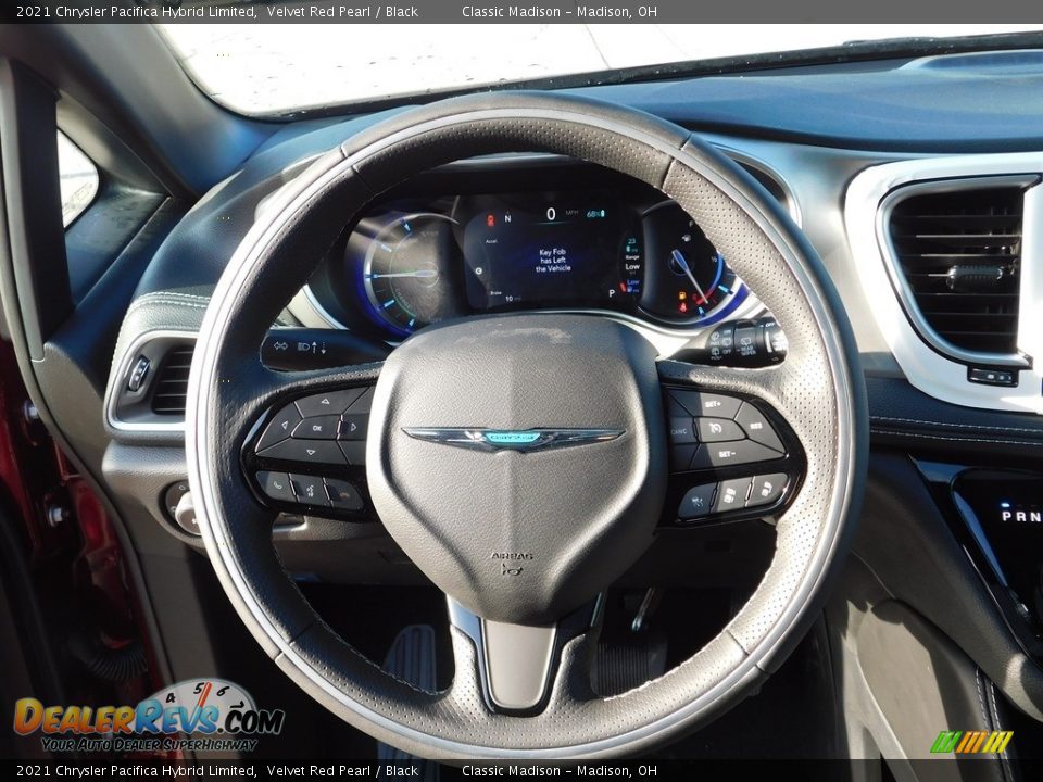 2021 Chrysler Pacifica Hybrid Limited Velvet Red Pearl / Black Photo #10