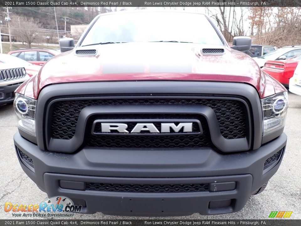 2021 Ram 1500 Classic Quad Cab 4x4 Delmonico Red Pearl / Black Photo #6