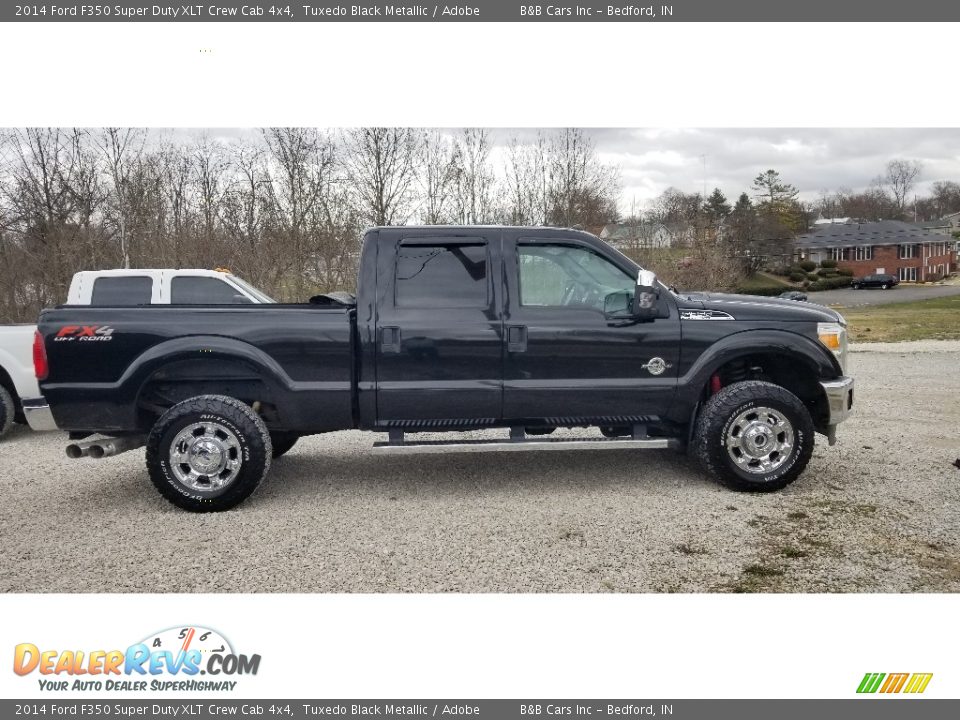 2014 Ford F350 Super Duty XLT Crew Cab 4x4 Tuxedo Black Metallic / Adobe Photo #26