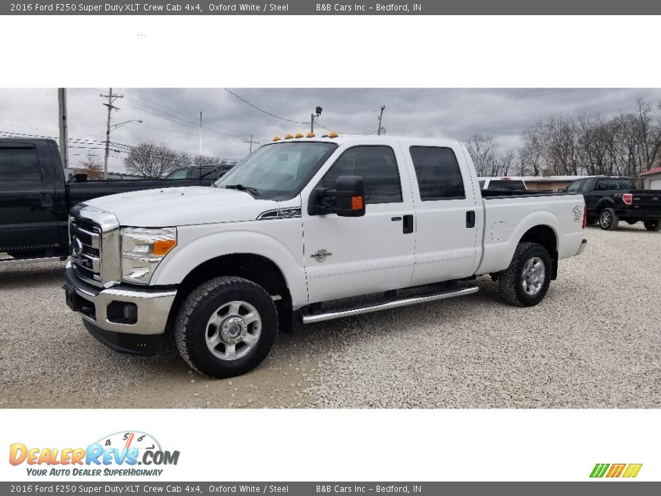 2016 Ford F250 Super Duty XLT Crew Cab 4x4 Oxford White / Steel Photo #1