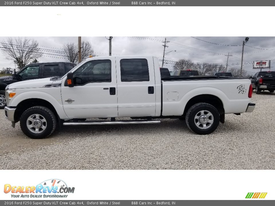 2016 Ford F250 Super Duty XLT Crew Cab 4x4 Oxford White / Steel Photo #2