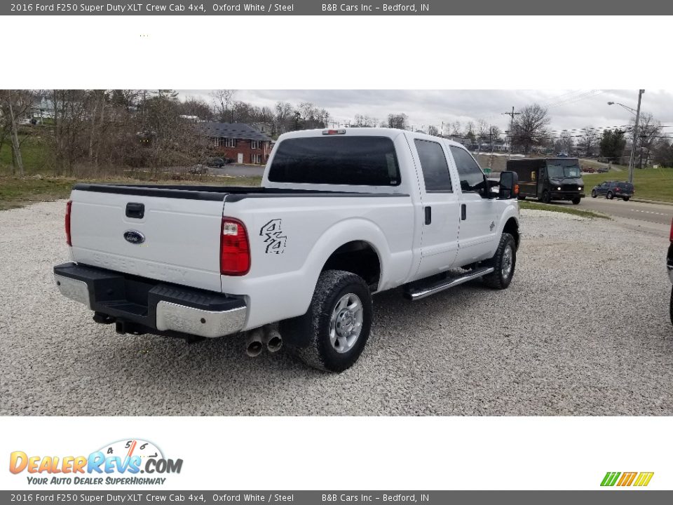 2016 Ford F250 Super Duty XLT Crew Cab 4x4 Oxford White / Steel Photo #4