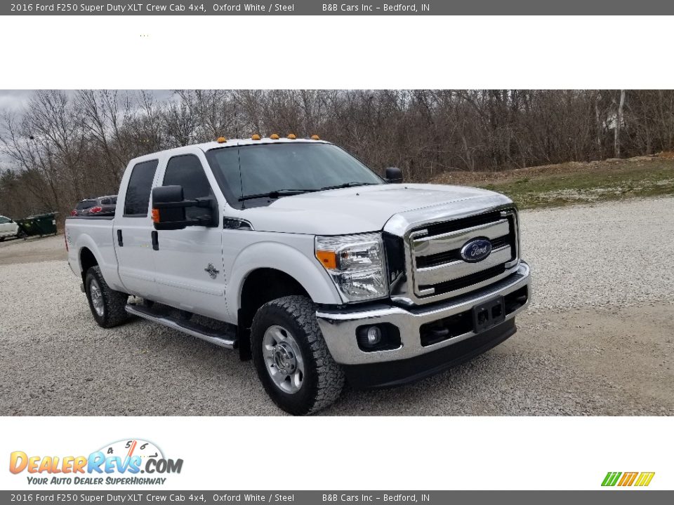 2016 Ford F250 Super Duty XLT Crew Cab 4x4 Oxford White / Steel Photo #5