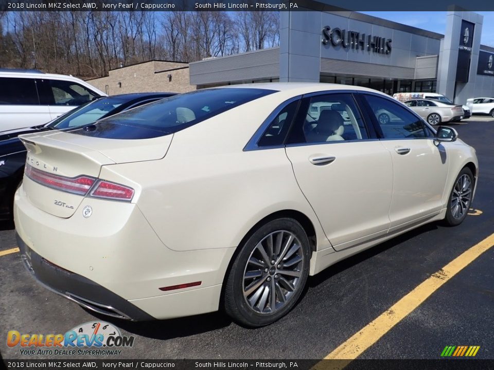 2018 Lincoln MKZ Select AWD Ivory Pearl / Cappuccino Photo #2