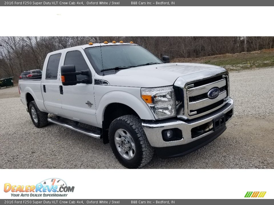 2016 Ford F250 Super Duty XLT Crew Cab 4x4 Oxford White / Steel Photo #17